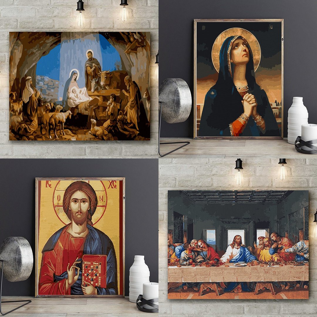 Picturi pe Numere Religioase