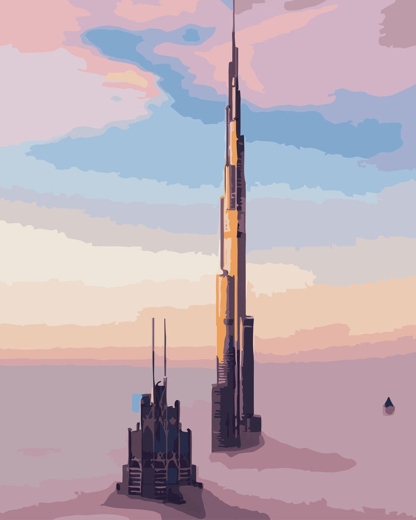 Al șaptelea cer (7th Heaven) - Pictură pe numere - Pictorul Fericit