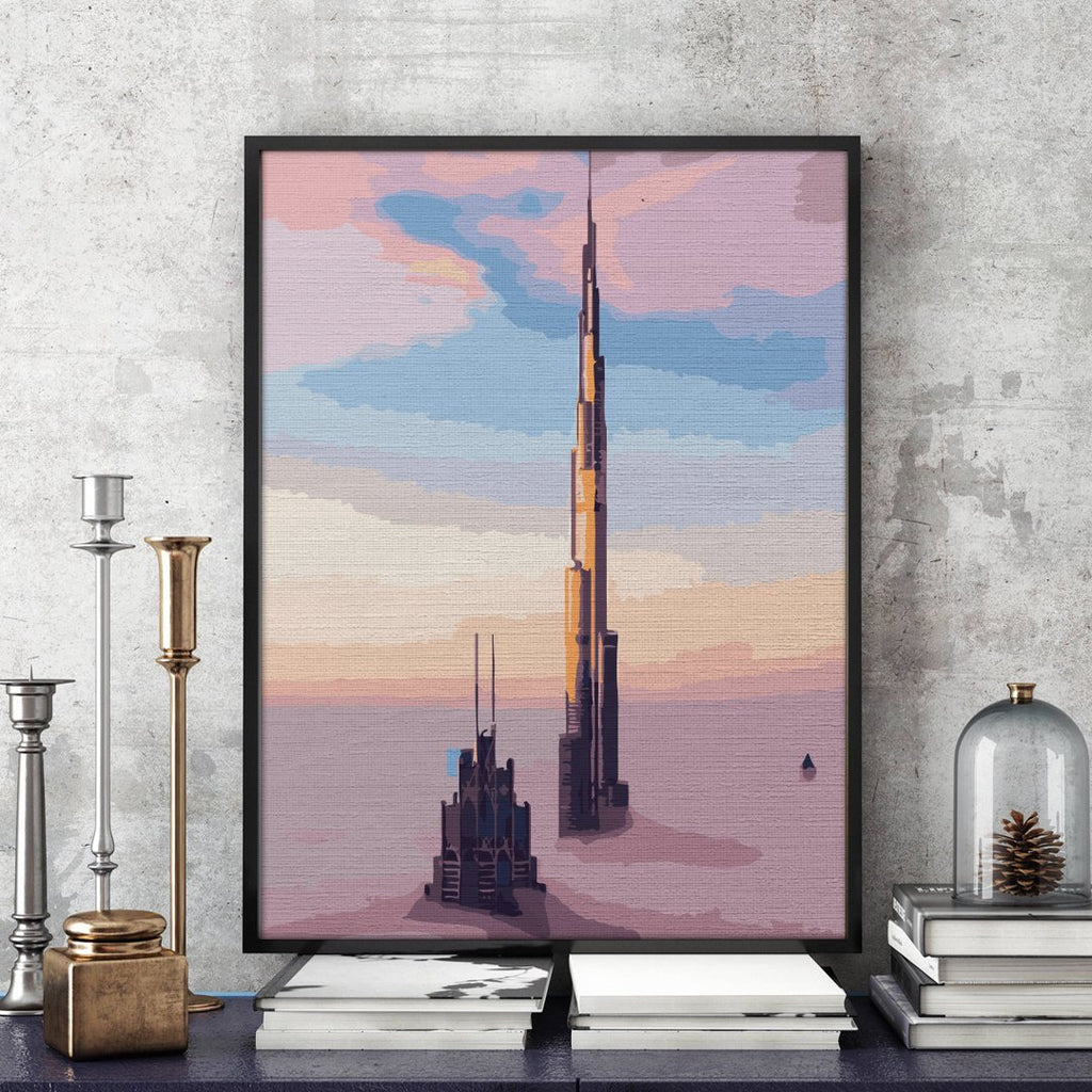 Al șaptelea cer (7th Heaven) - Pictură pe numere - Pictorul Fericit