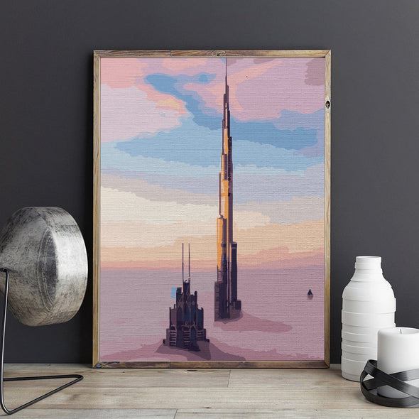 Al șaptelea cer (7th Heaven) - Pictură pe numere - Pictorul Fericit