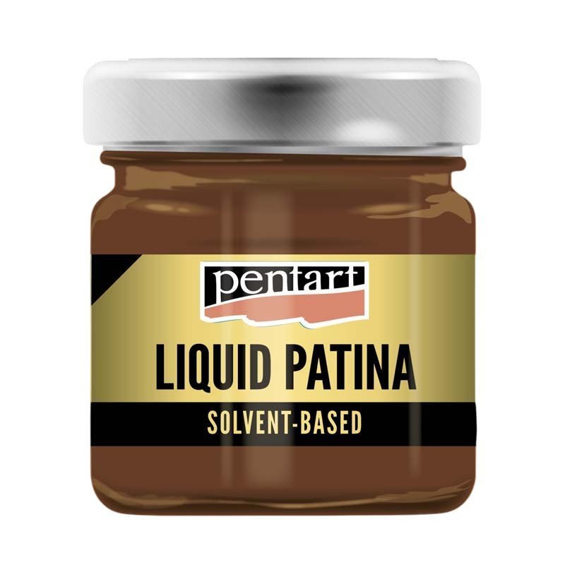 Bitum lichid Patina, pentru efecte de antichizare, Pentart, 30 ml - Pictorul Fericit