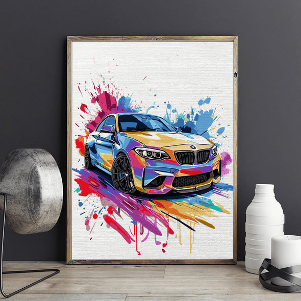 BMW - Pictură pe numere - Pictorul Fericit