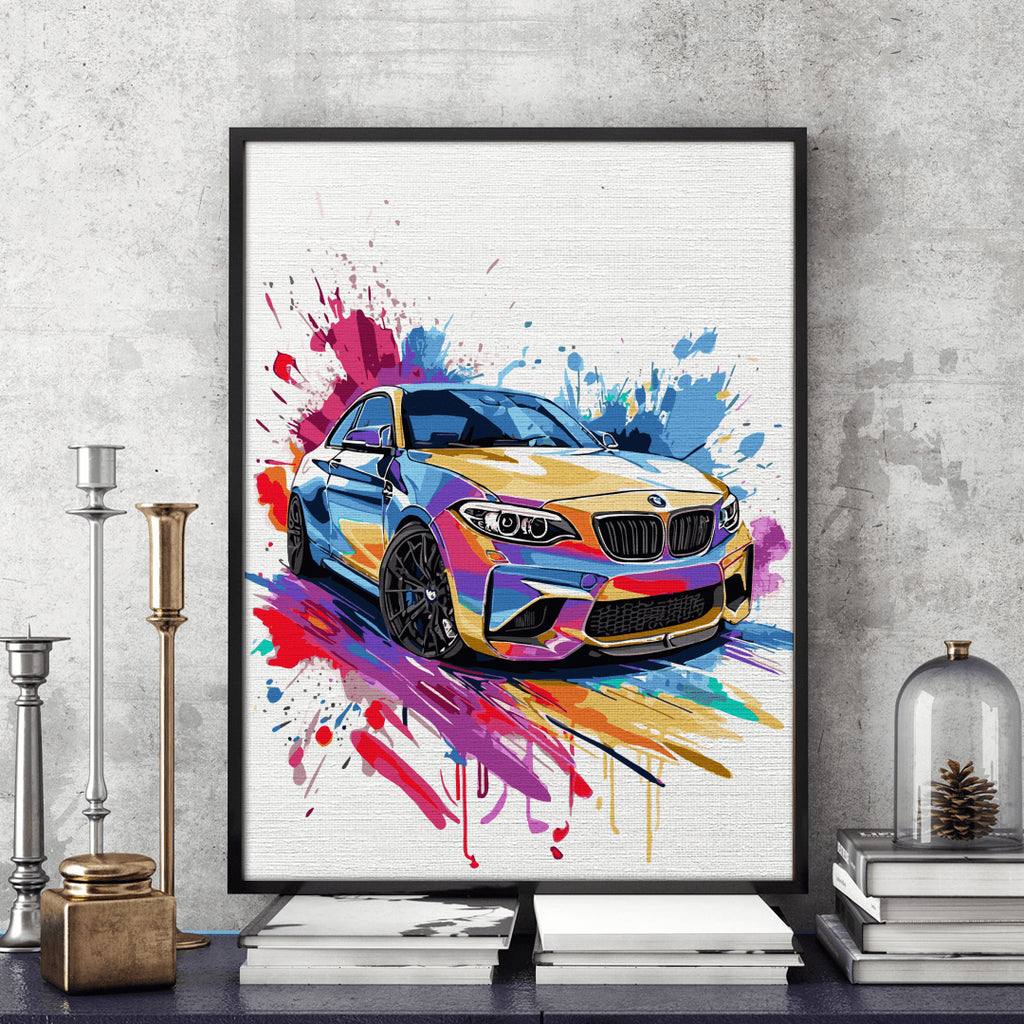 BMW - Pictură pe numere - Pictorul Fericit