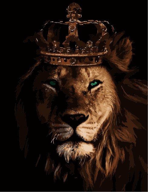 Coroana (The crown) - Pictură pe numere - Pictorul Fericit