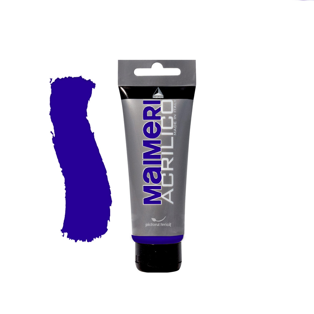 Culoare acrilică, bază de rășini acrilice, uscare rapidă, 75 ml Acrilico Maimeri