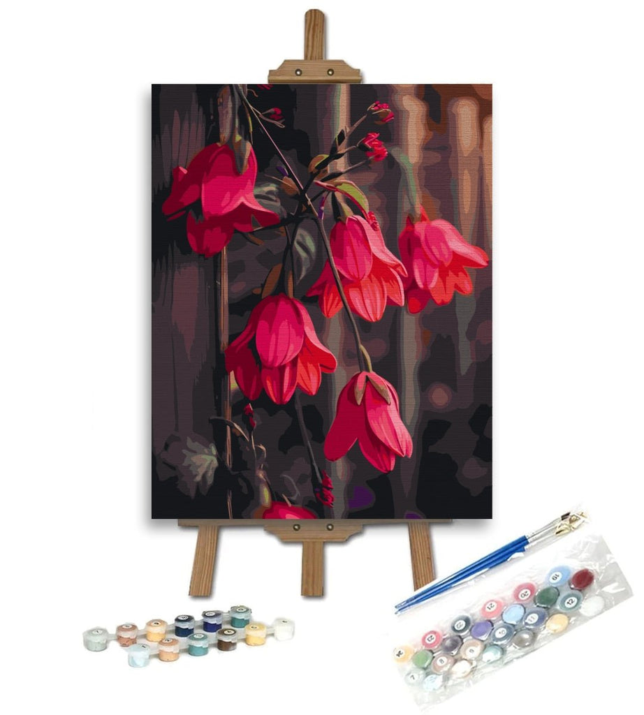 Dansul florilor (Dance of flowers) - Pictură pe numere - Pictorul Fericit