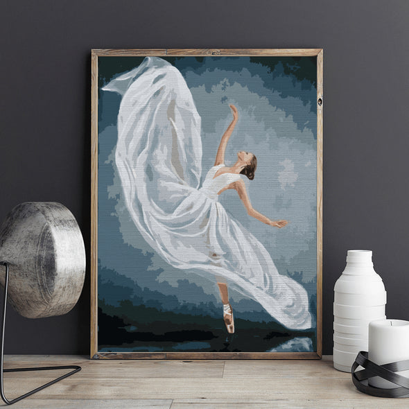 Dansul luminii - Pictură pe numere - Pictorul Fericit