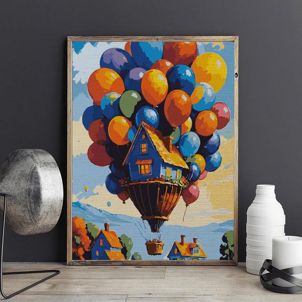 Deasupra tuturor - Pictură pe numere - Pictorul Fericit