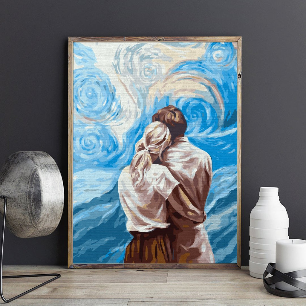 Dragoste infinită (Infinite love) - Pictură pe numere - Pictorul Fericit