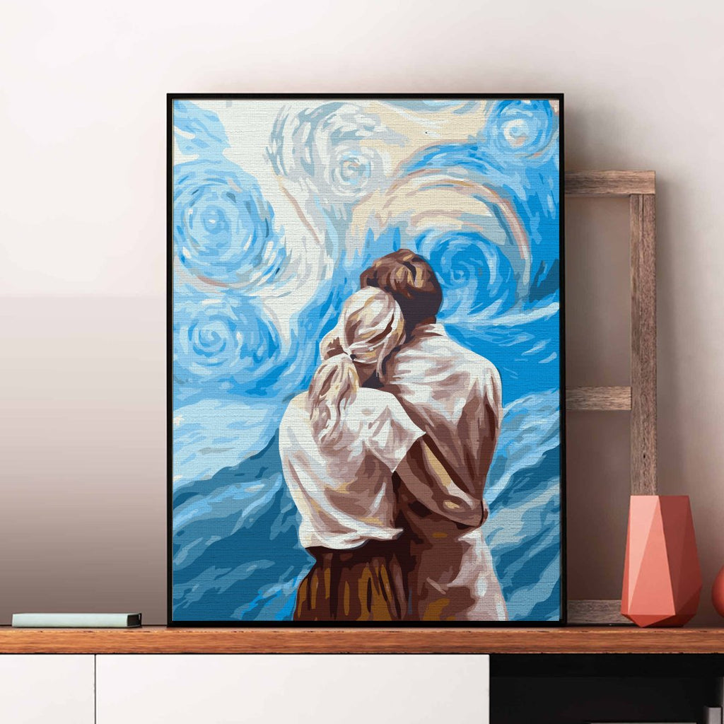 Dragoste infinită (Infinite love) - Pictură pe numere - Pictorul Fericit