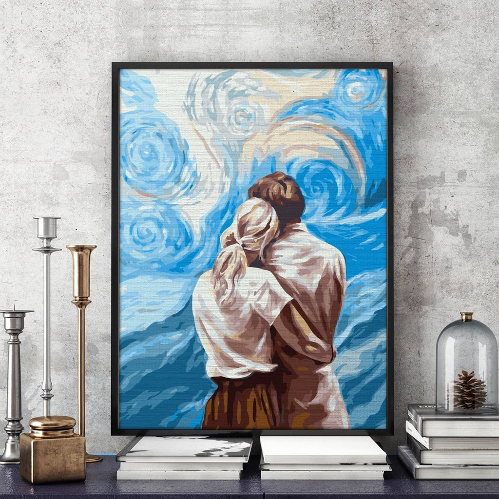 Dragoste infinită (Infinite love) - Pictură pe numere - Pictorul Fericit