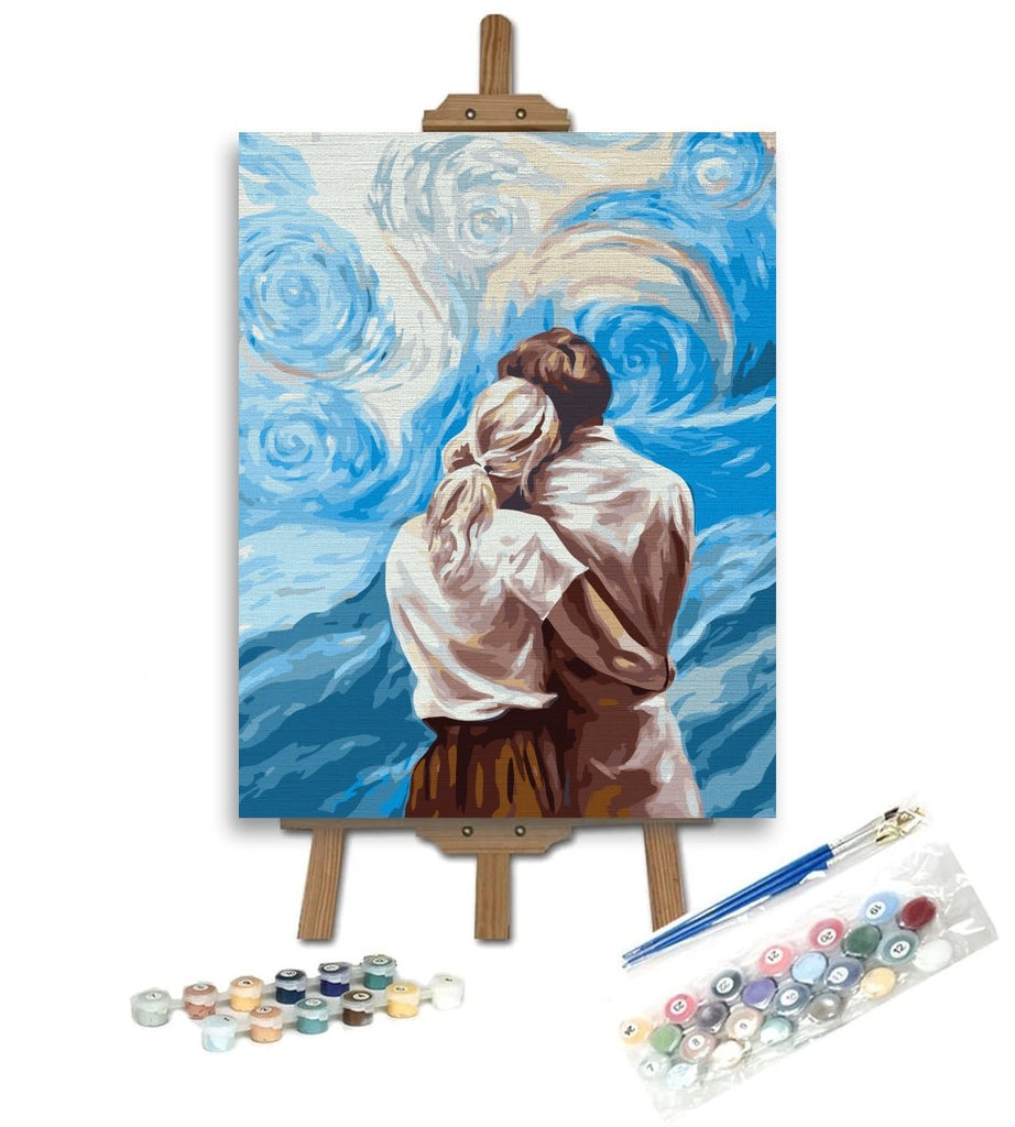 Dragoste infinită (Infinite love) - Pictură pe numere - Pictorul Fericit