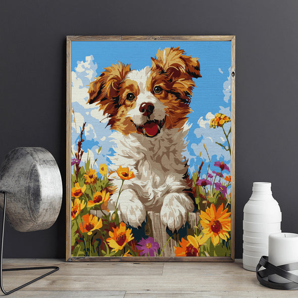 Fără griji - Pictură pe numere - Pictorul Fericit