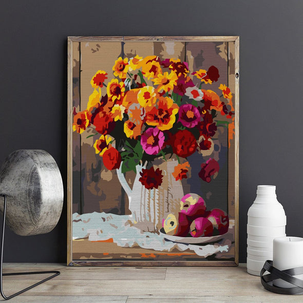 Flori de câmp (Wild Flowers) - Pictură pe numere - Pictorul Fericit