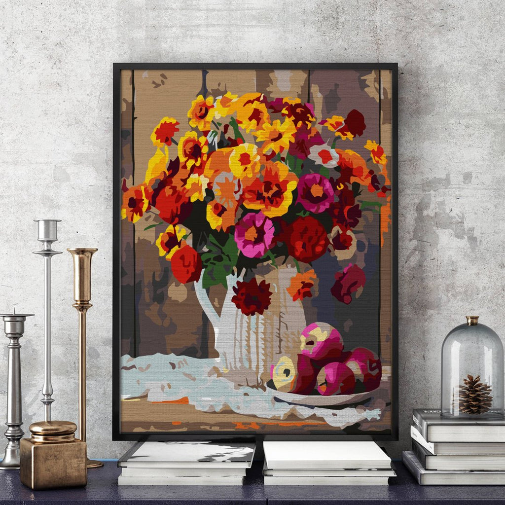 Flori de câmp (Wild Flowers) - Pictură pe numere - Pictorul Fericit