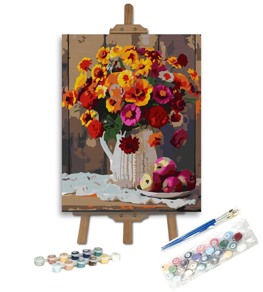 Flori de câmp (Wild Flowers) - Pictură pe numere - Pictorul Fericit