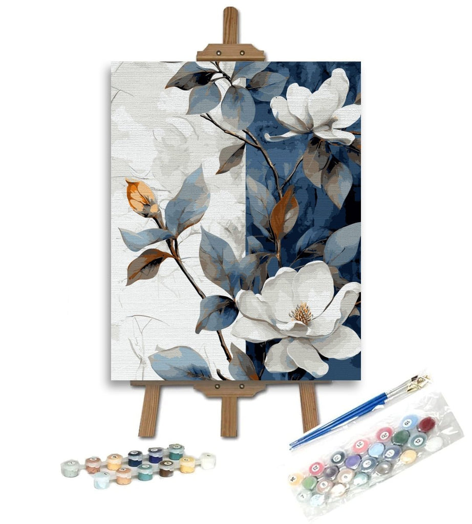 Flori de marmură (Marble flowers) - Pictură pe numere - Pictorul Fericit