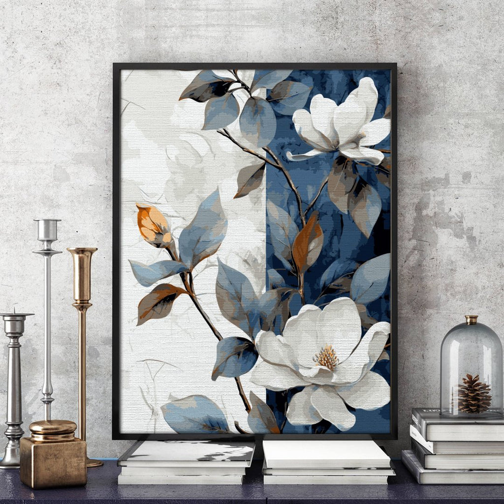 Flori de marmură (Marble flowers) - Pictură pe numere - Pictorul Fericit