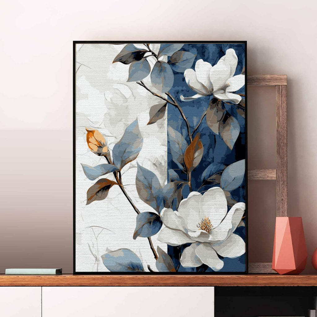 Flori de marmură (Marble flowers) - Pictură pe numere - Pictorul Fericit