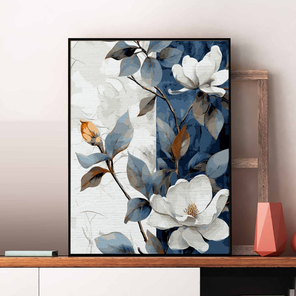 Flori de marmură (Marble flowers) - Pictură pe numere - Pictorul Fericit