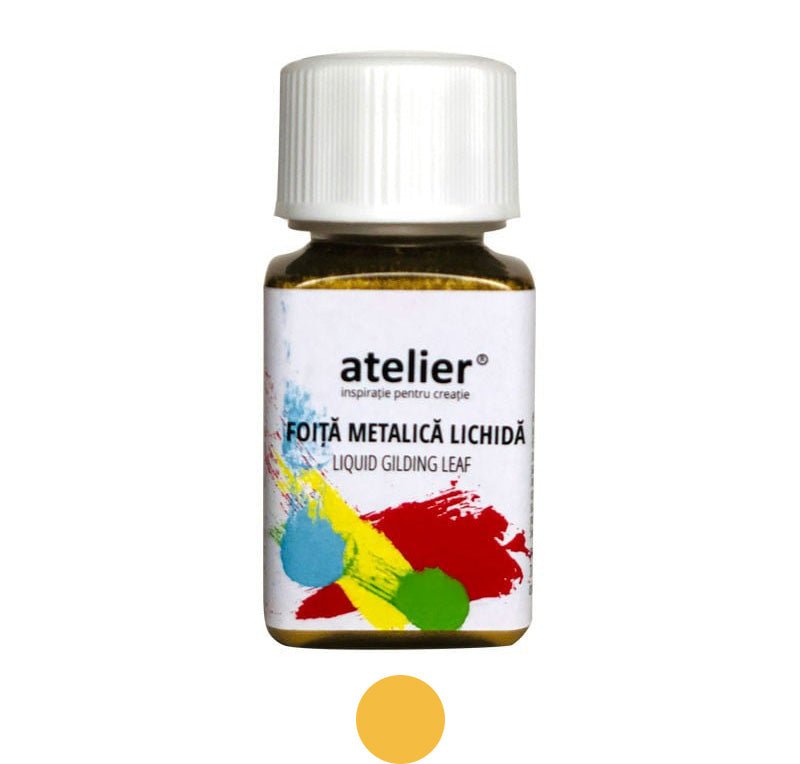 Foiță metalică lichidă Porporina, Atelier, 50 ml - Pictorul Fericit