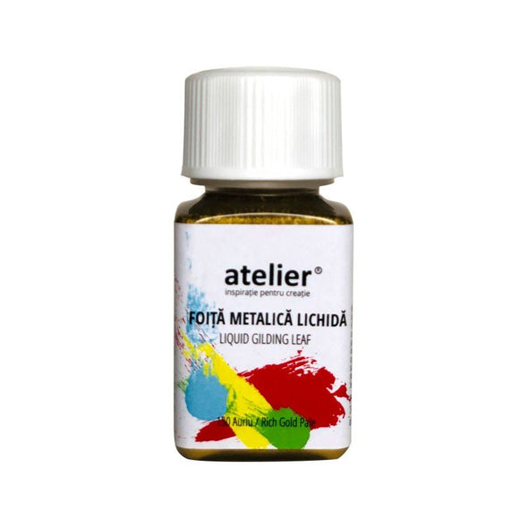 Foiță metalică lichidă Porporina, Atelier, 50 ml - Pictorul Fericit