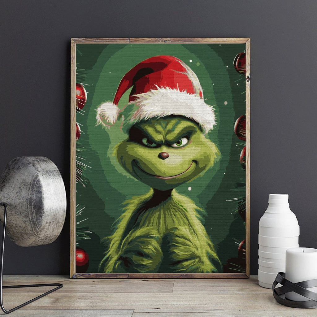 Grinch - Pictură pe numere - Pictorul Fericit