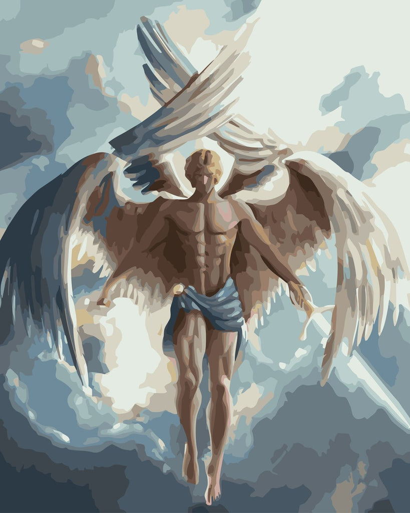 Îngerul dreptății (Angel of justice) - Pictură pe numere - Pictorul Fericit