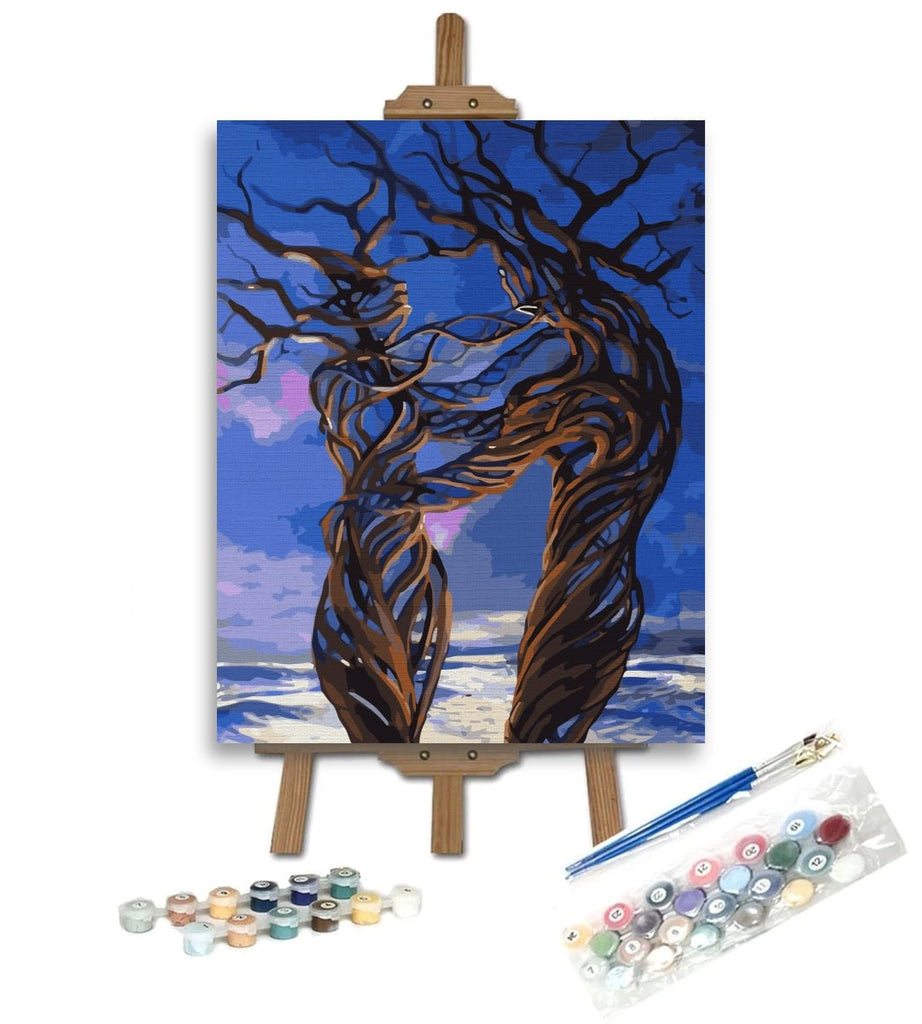 Iubire surprinzătoare (Unexpected love) - Pictură pe numere - Pictorul Fericit