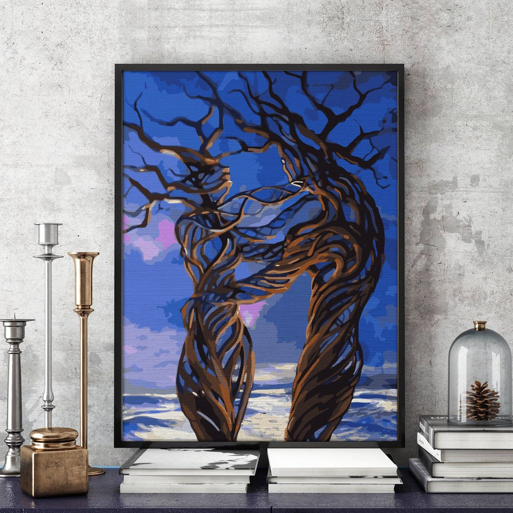 Iubire surprinzătoare (Unexpected love) - Pictură pe numere - Pictorul Fericit