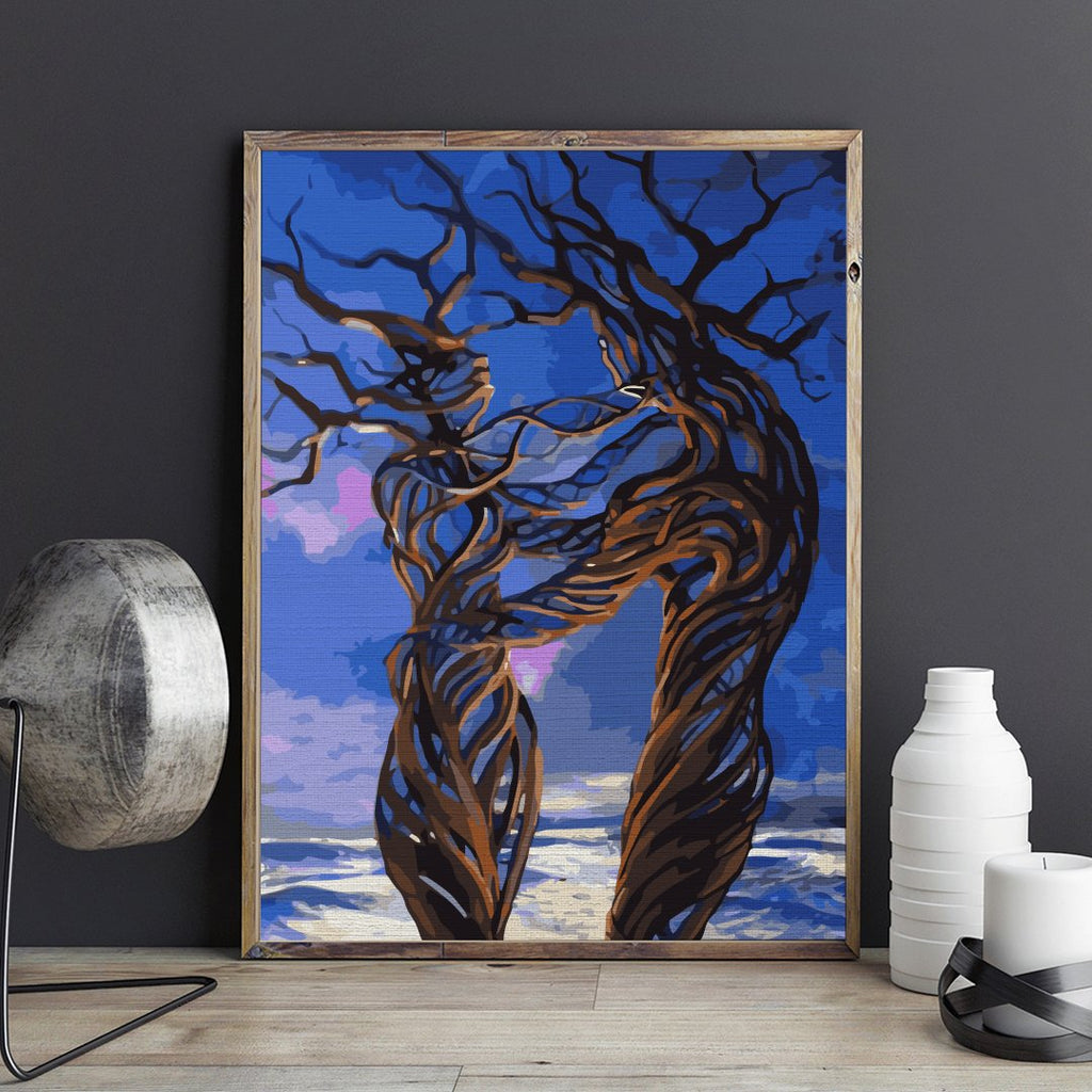 Iubire surprinzătoare (Unexpected love) - Pictură pe numere - Pictorul Fericit