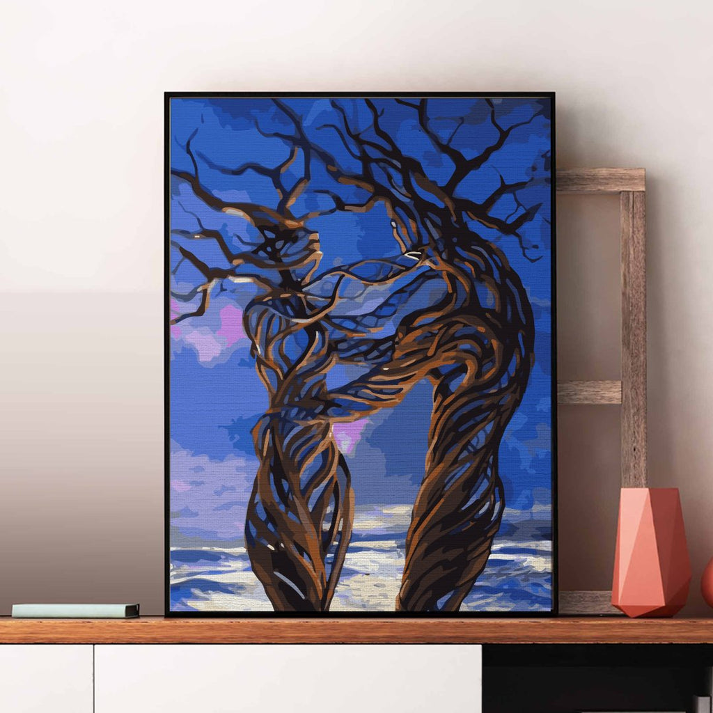 Iubire surprinzătoare (Unexpected love) - Pictură pe numere - Pictorul Fericit