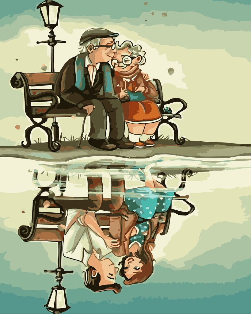 Iubirea vieții mele (Love of my life) - Pictură pe numere - Pictorul Fericit