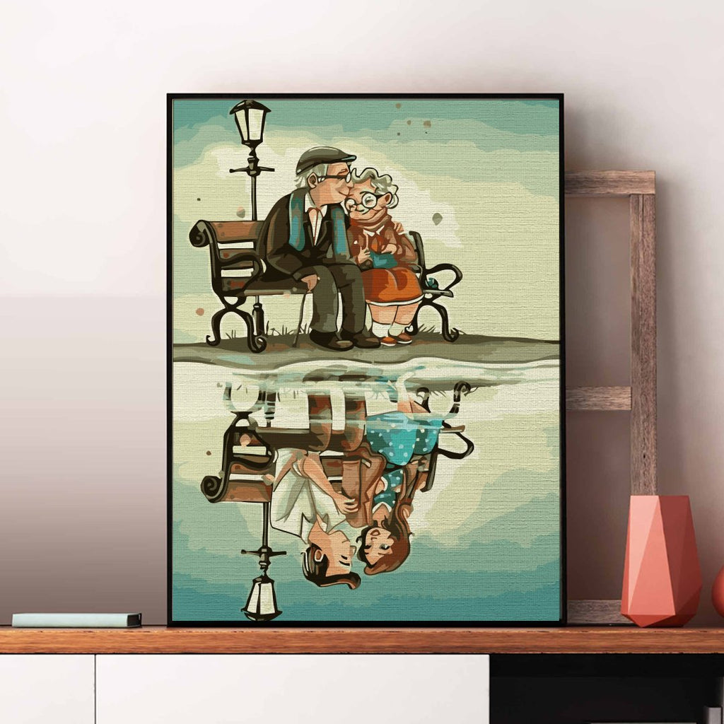 Iubirea vieții mele (Love of my life) - Pictură pe numere - Pictorul Fericit