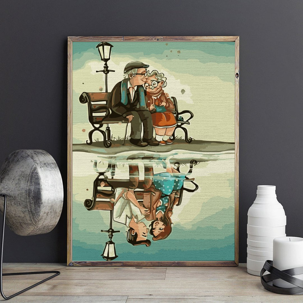 Iubirea vieții mele (Love of my life) - Pictură pe numere - Pictorul Fericit