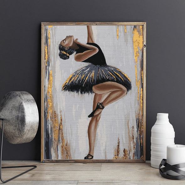 Lebăda neagră - Pictura pe numere - Pictorul Fericit