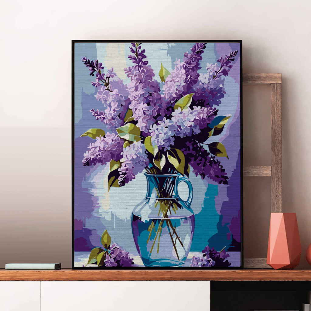 Liliac parfumat - Pictură pe numere - Pictorul Fericit