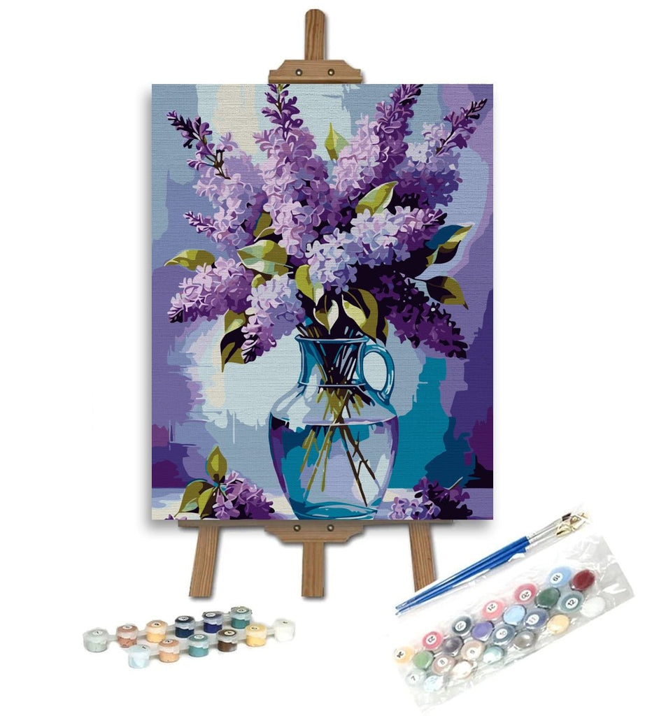 Liliac parfumat - Pictură pe numere - Pictorul Fericit