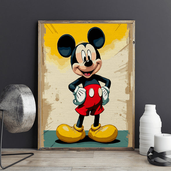 Mickey - Pictură pe numere - Pictorul Fericit