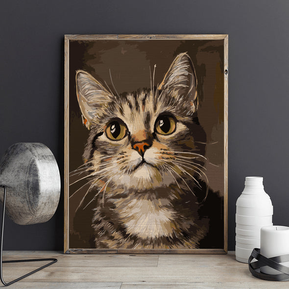 Ochi visători - Pictură pe numere - Pictorul Fericit