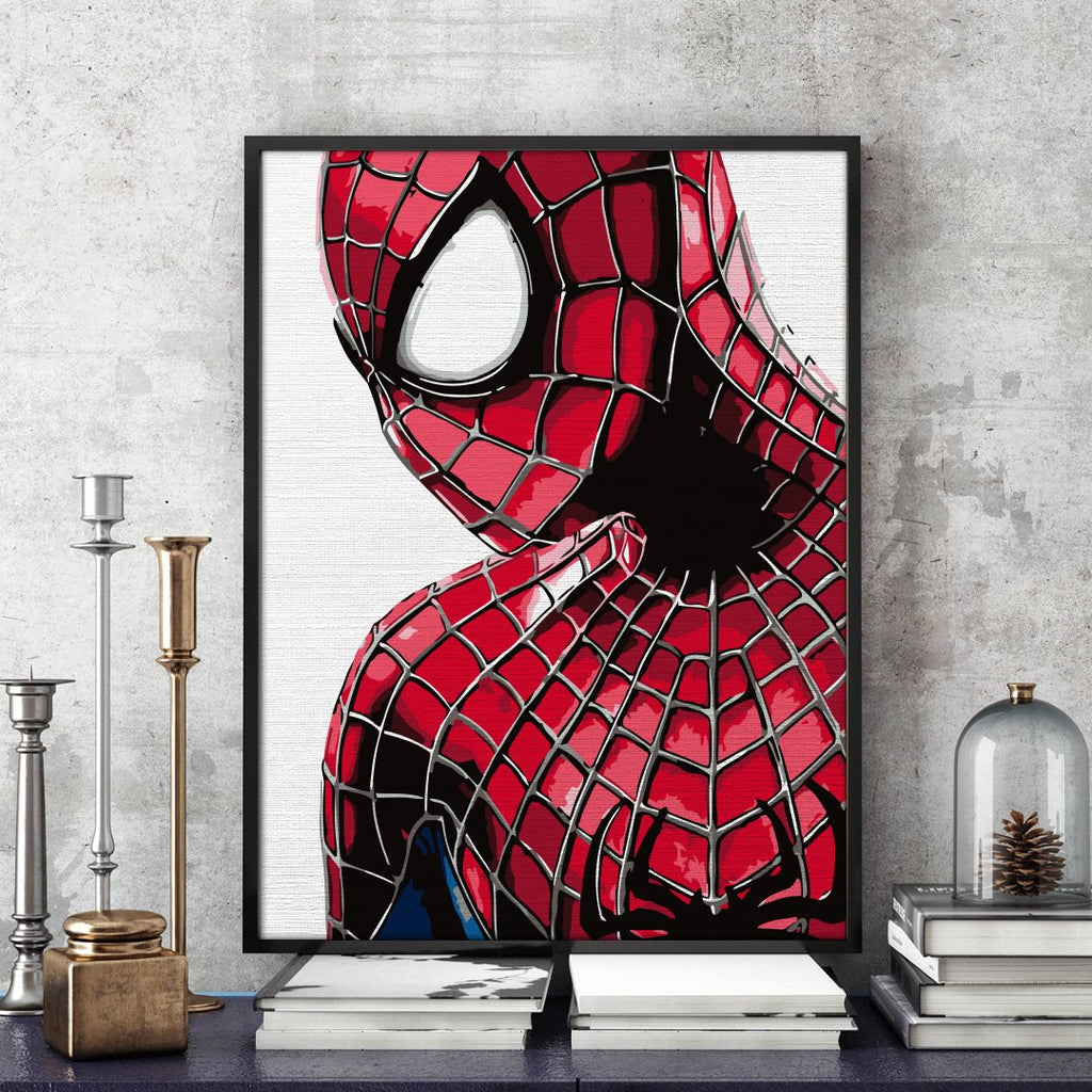 Omul Păianjen (Spiderman) - Pictură pe numere - Pictorul Fericit