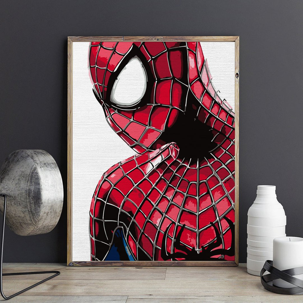 Omul Păianjen (Spiderman) - Pictură pe numere - Pictorul Fericit