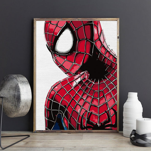 Omul Păianjen (Spiderman) - Pictură pe numere - Pictorul Fericit