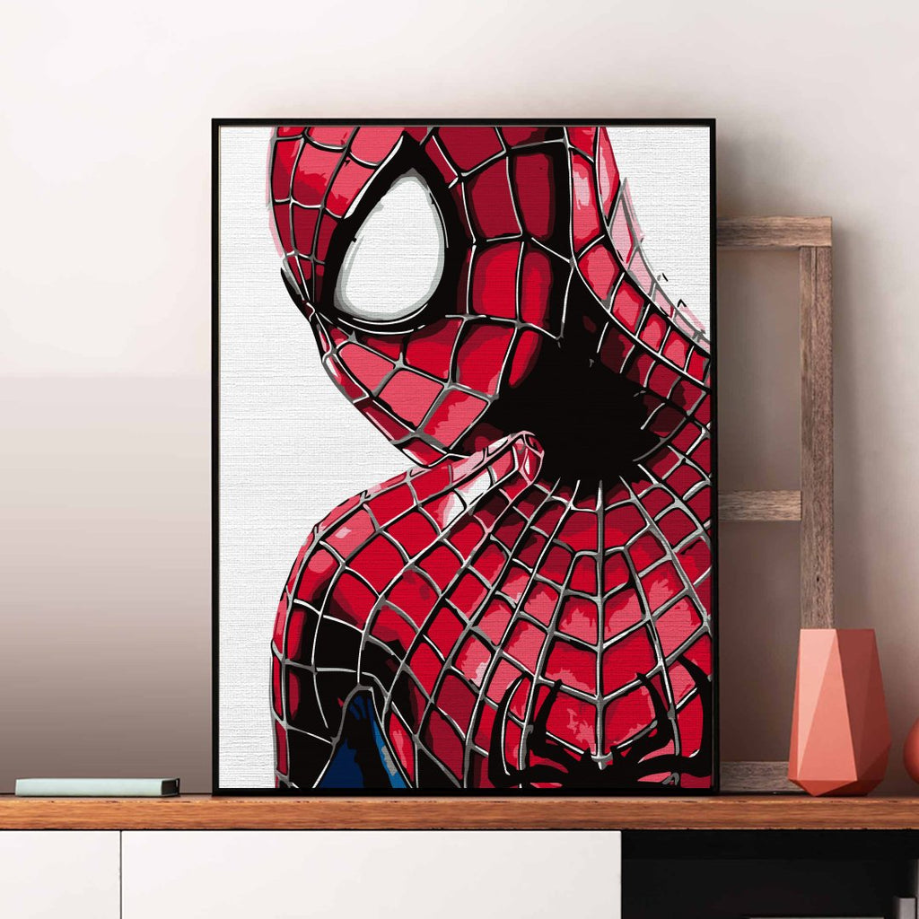 Omul Păianjen (Spiderman) - Pictură pe numere - Pictorul Fericit
