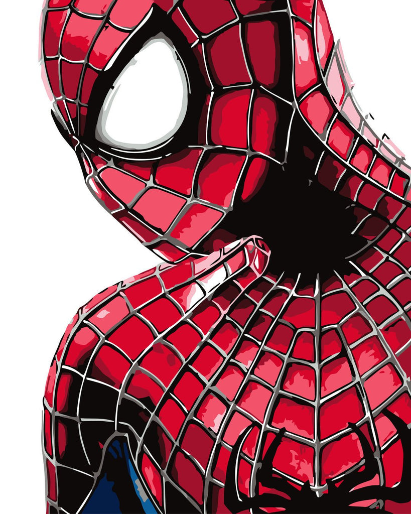 Omul Păianjen (Spiderman) - Pictură pe numere - Pictorul Fericit