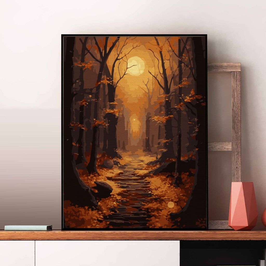 Pădurea fermecată (Magic Forest) - Pictură pe numere - Pictorul Fericit