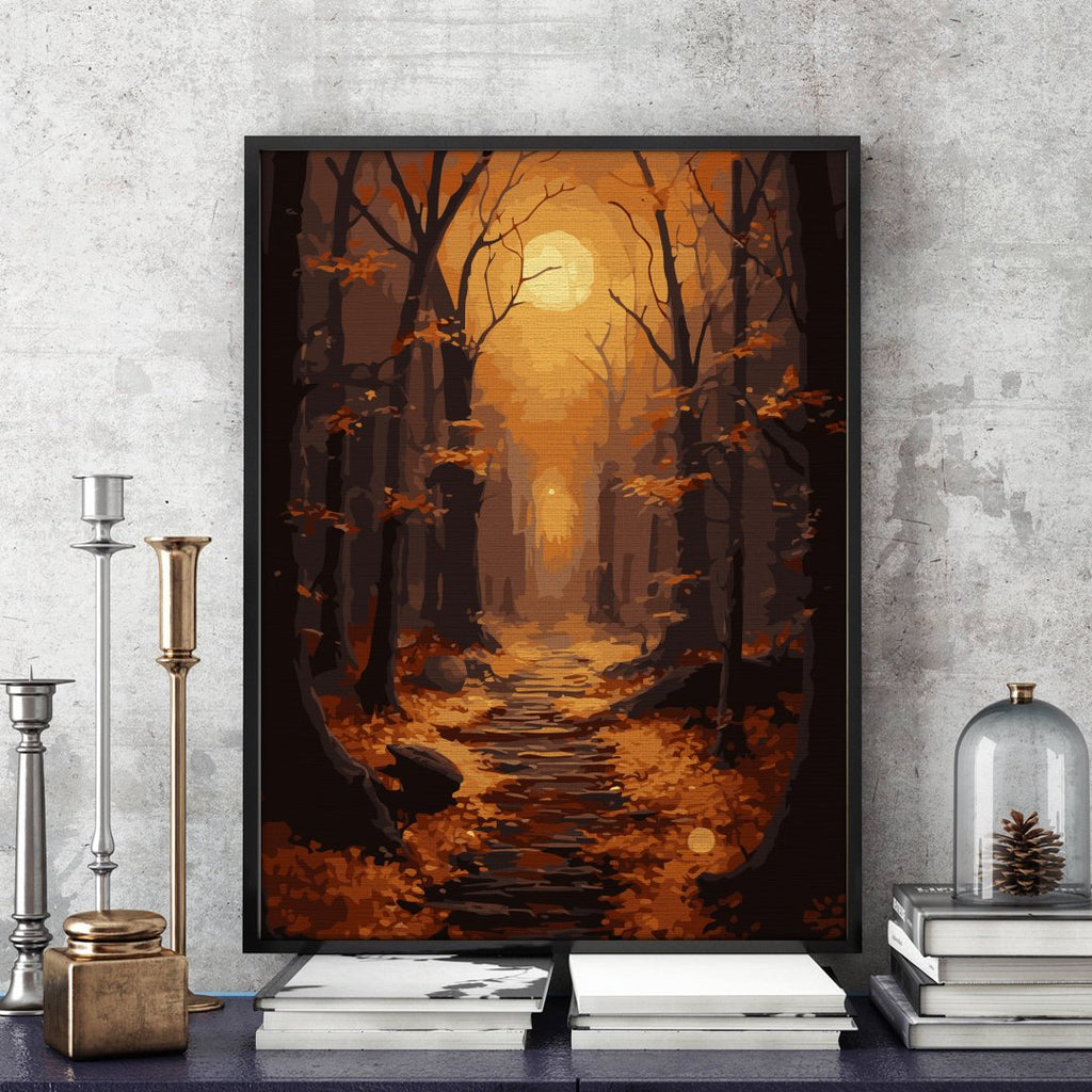 Pădurea fermecată (Magic Forest) - Pictură pe numere - Pictorul Fericit