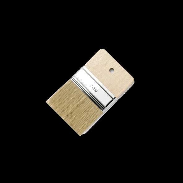 Pensulă Spalter cu păr natural, lată, mâner lemn (70x9, 100x9 mm) - Pictorul Fericit