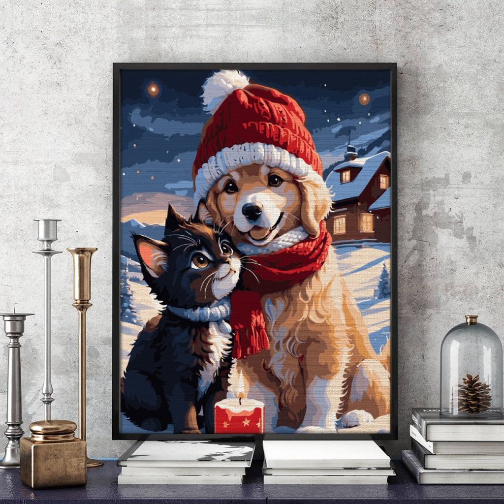 Prietenie de poveste (Wonderful friendship) - Pictură pe numere - Pictorul Fericit