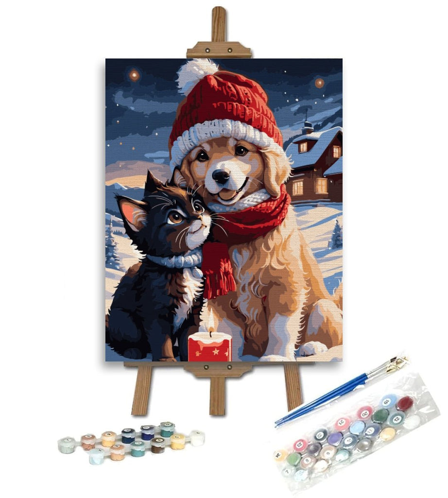 Prietenie de poveste (Wonderful friendship) - Pictură pe numere - Pictorul Fericit